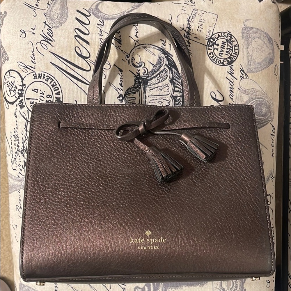 Kate Spade Brown Satchel with Elegant Design